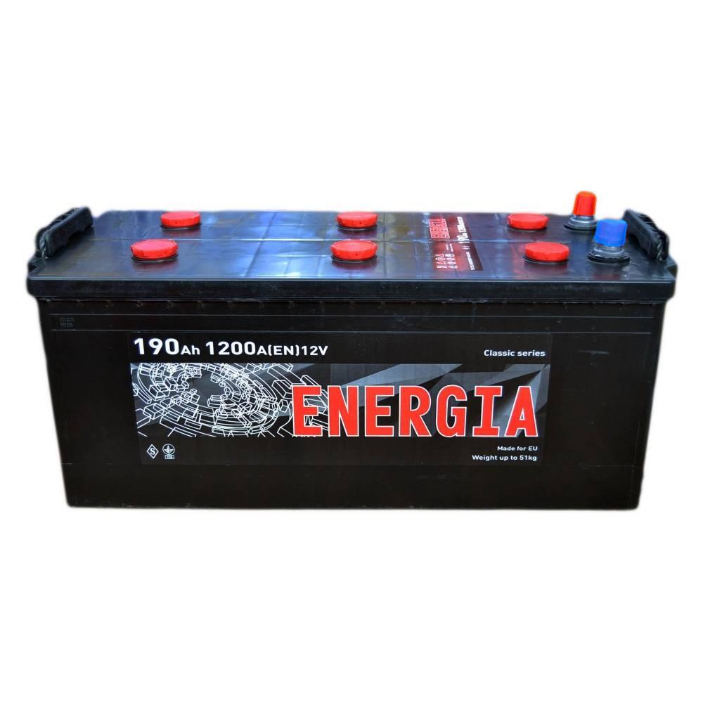 Акумулятор ENERGIA Truck 190Ah бокова(-/+) (1200EN)